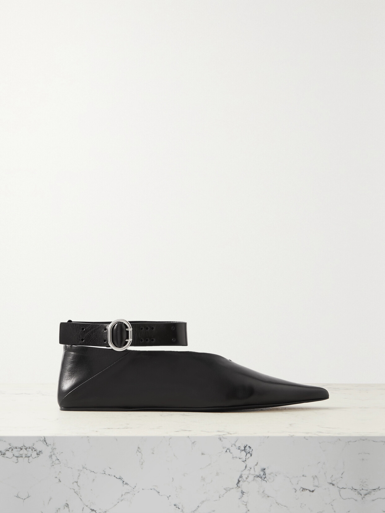 Jil Sander Leather Point-toe Flats