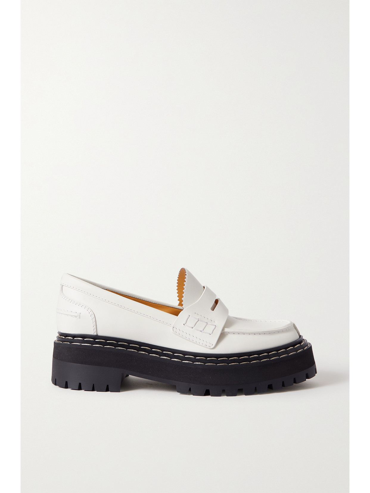 Proenza Schouler - Leather Loafers - Off-white