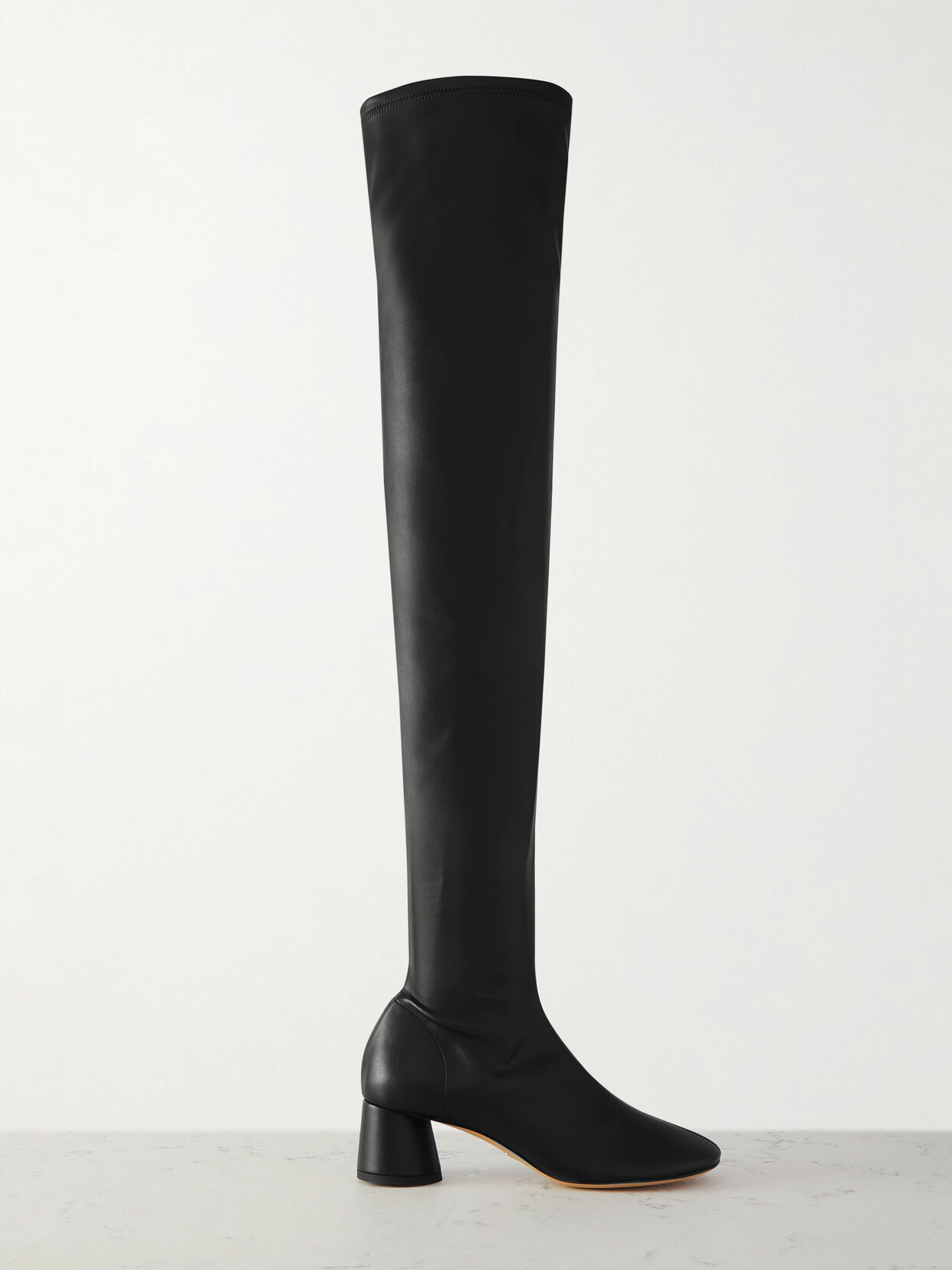 Shop Proenza Schouler Glove Leather Over-the-knee Boots In Black