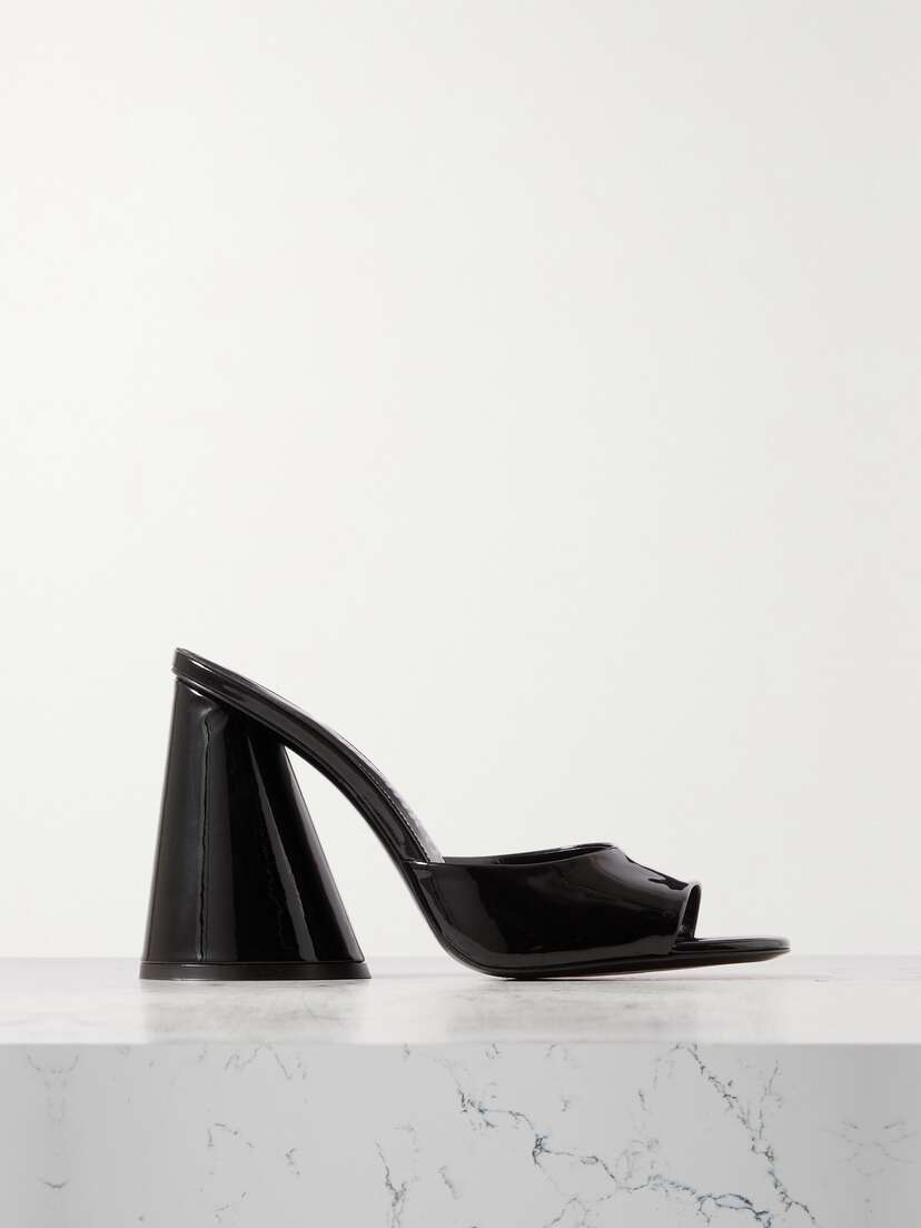 The Attico Luz Patent-leather Mules