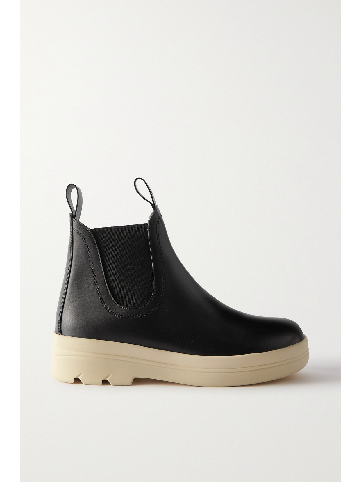 Loro Piana - Lakeside Leather Chelsea Boots - Black