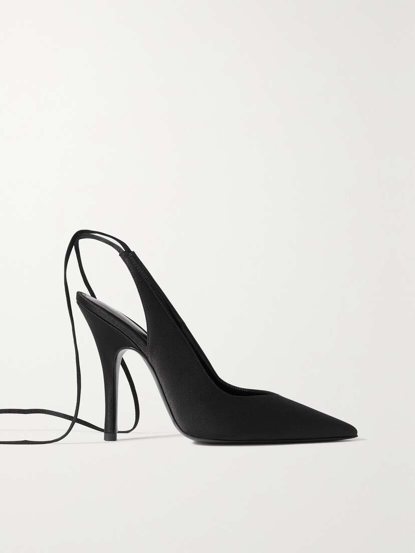 The Attico Venus Satin Pumps