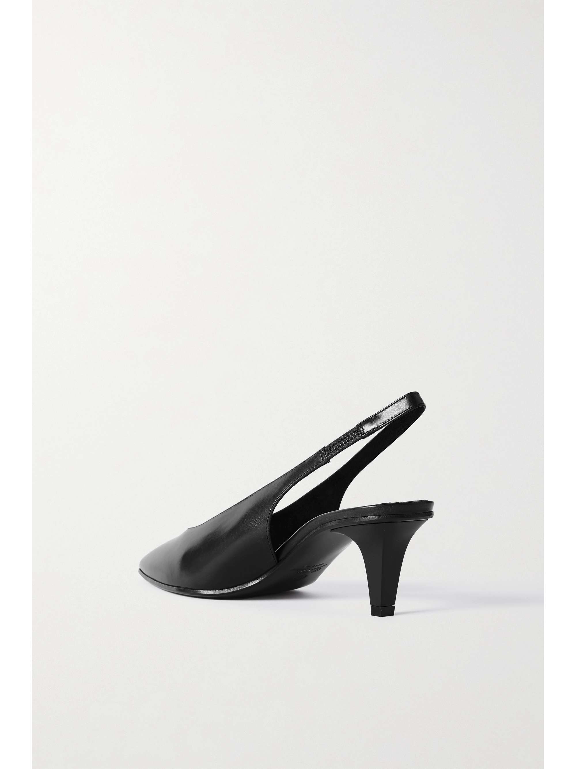 LORO PIANA Rebecca leather slingback pumps | NET-A-PORTER