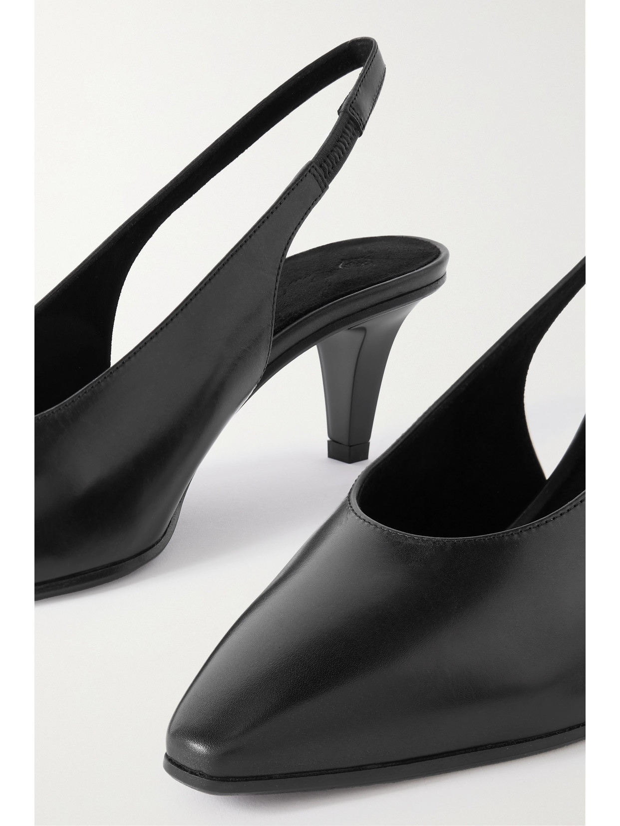 Rebecca Leather Slingback Pumps