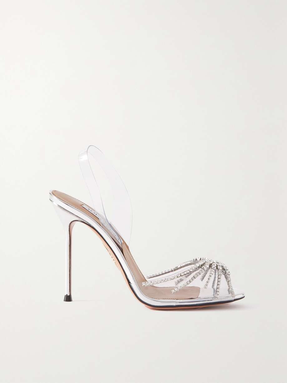 net-a-porter.com | Sandali in PVC con cristalli Sunshine 105