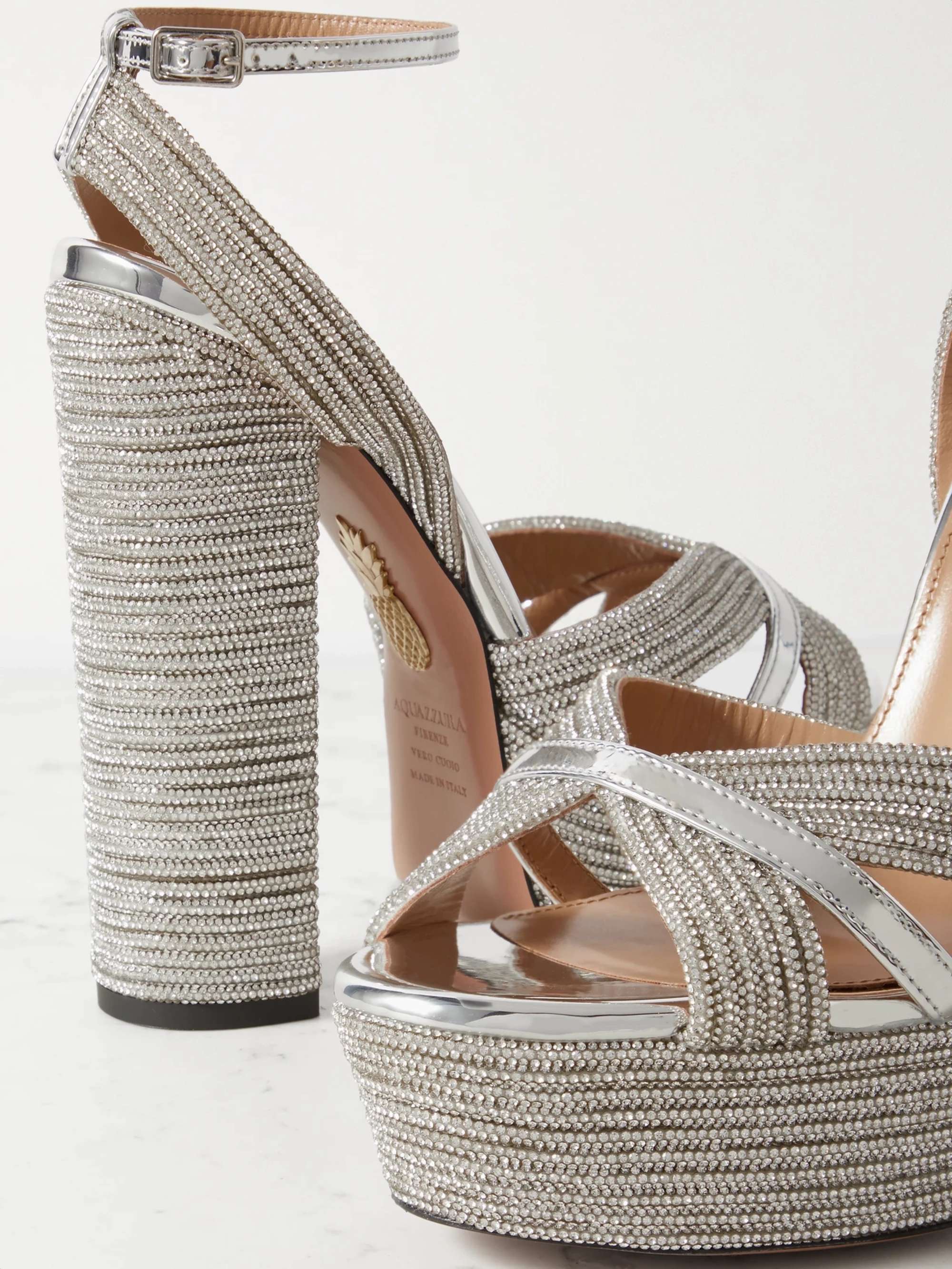 AQUAZZURA Sundance 140 cork platform sandals