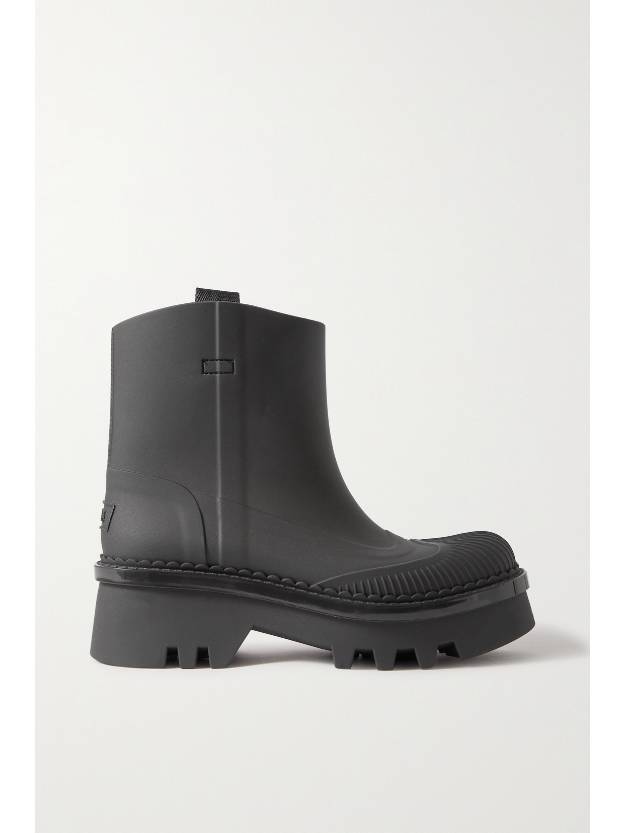 Chloé Raina Rubber Boots In Black