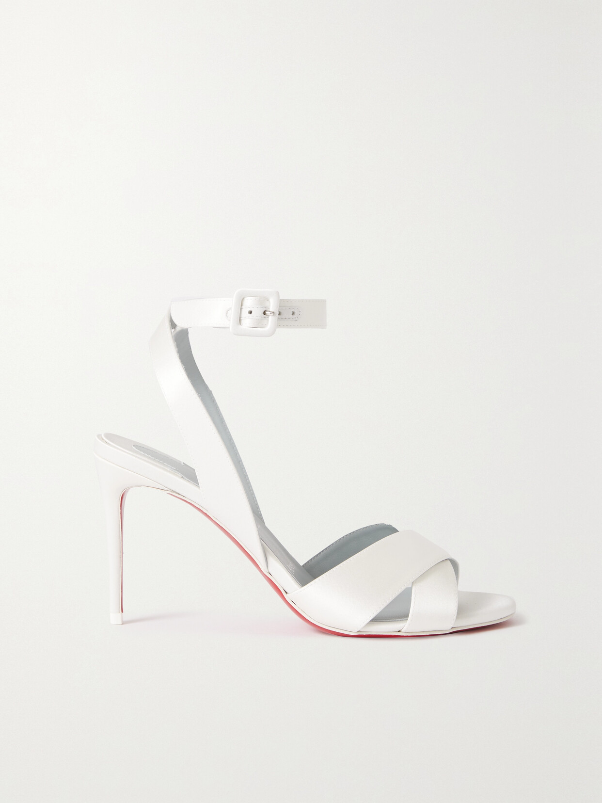 Christian Louboutin Mariza 85 Satin Sandals