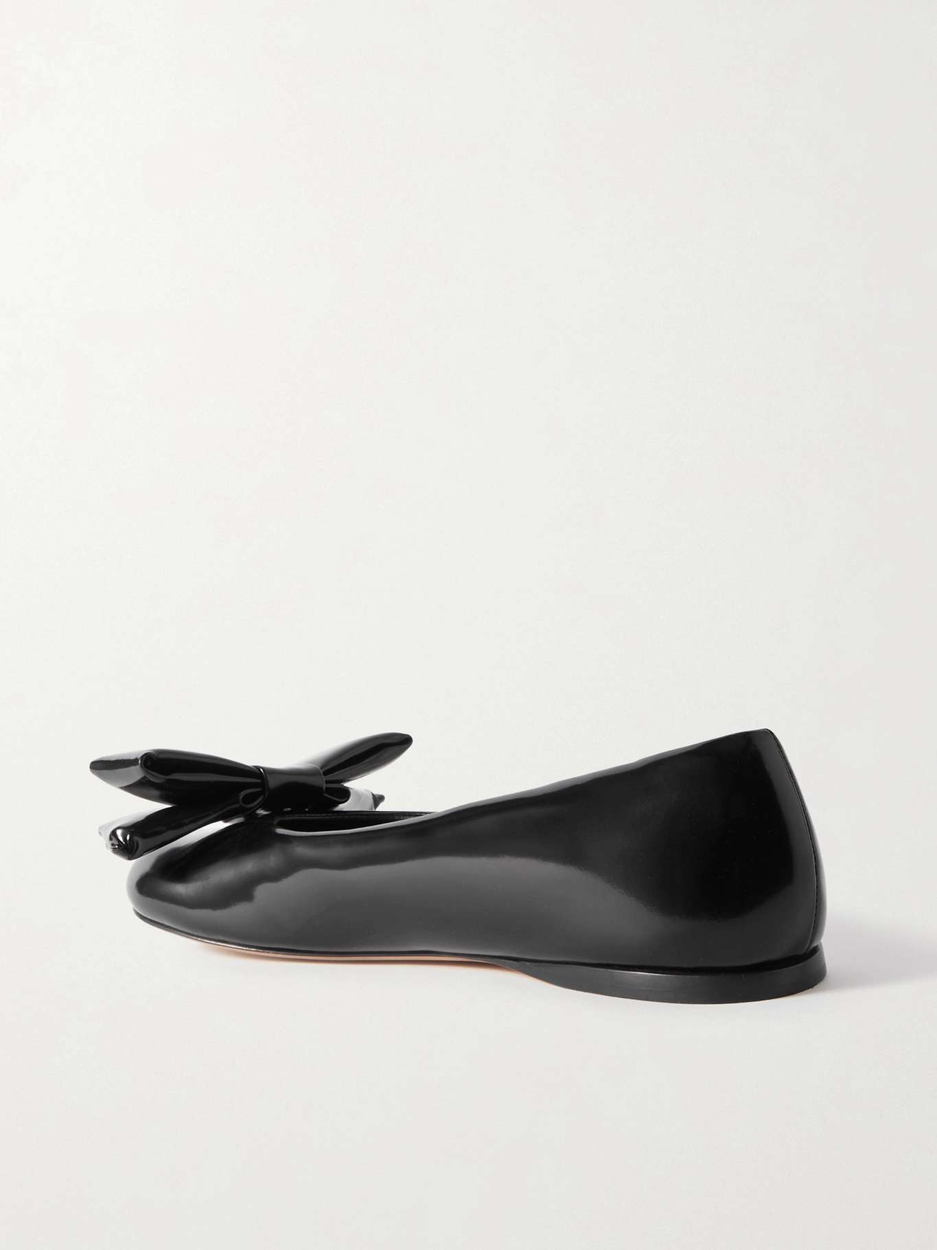 Eyelets Bow Ballet Flats