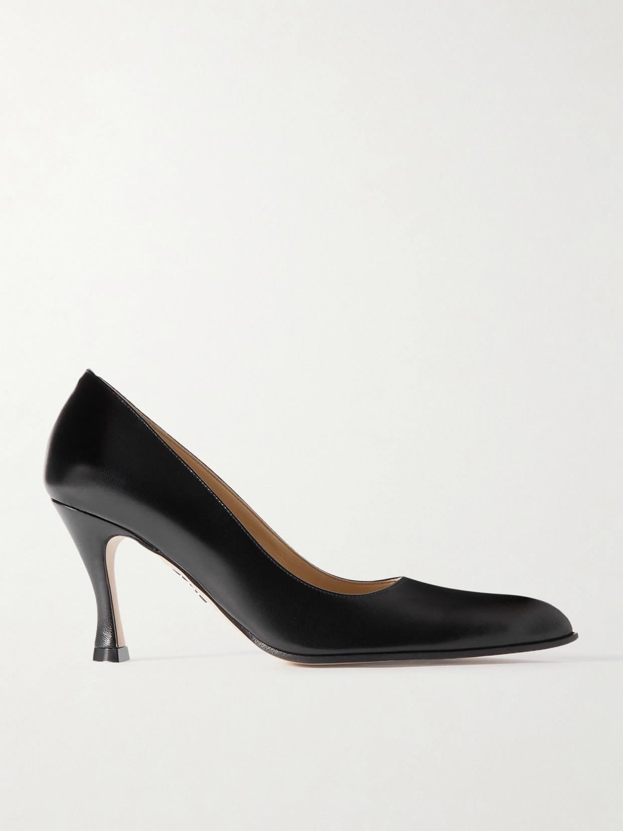 Shop Loewe Comic Leather Pumps In Black