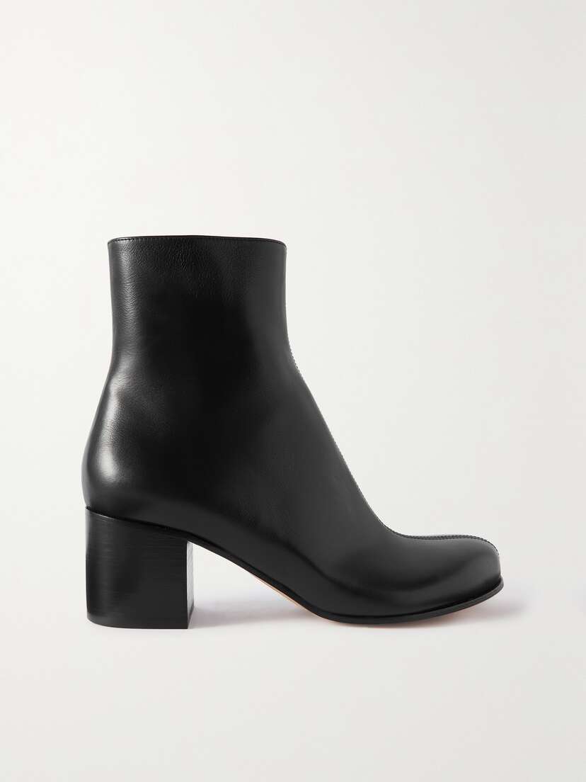Loewe — Terra leather ankle boots