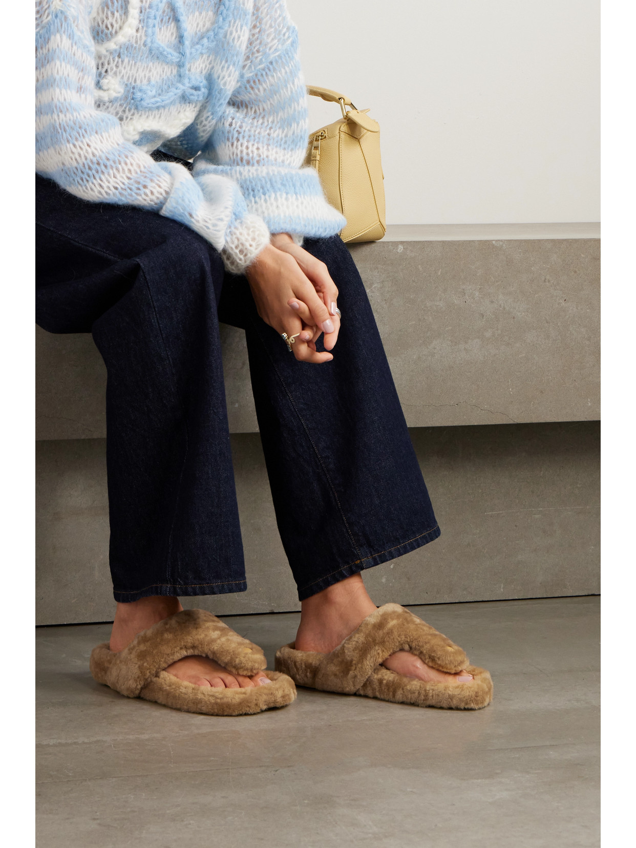 Shearling Sandals