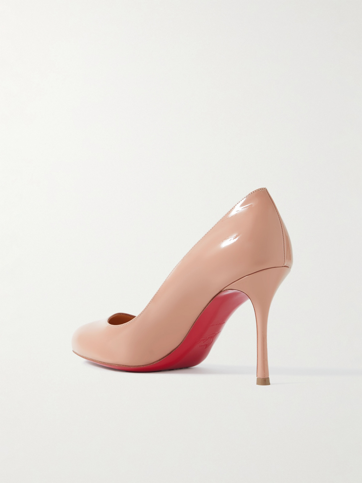 CHRISTIAN LOUBOUTIN DOLLY 85 PATENT-LEATHER PUMPS