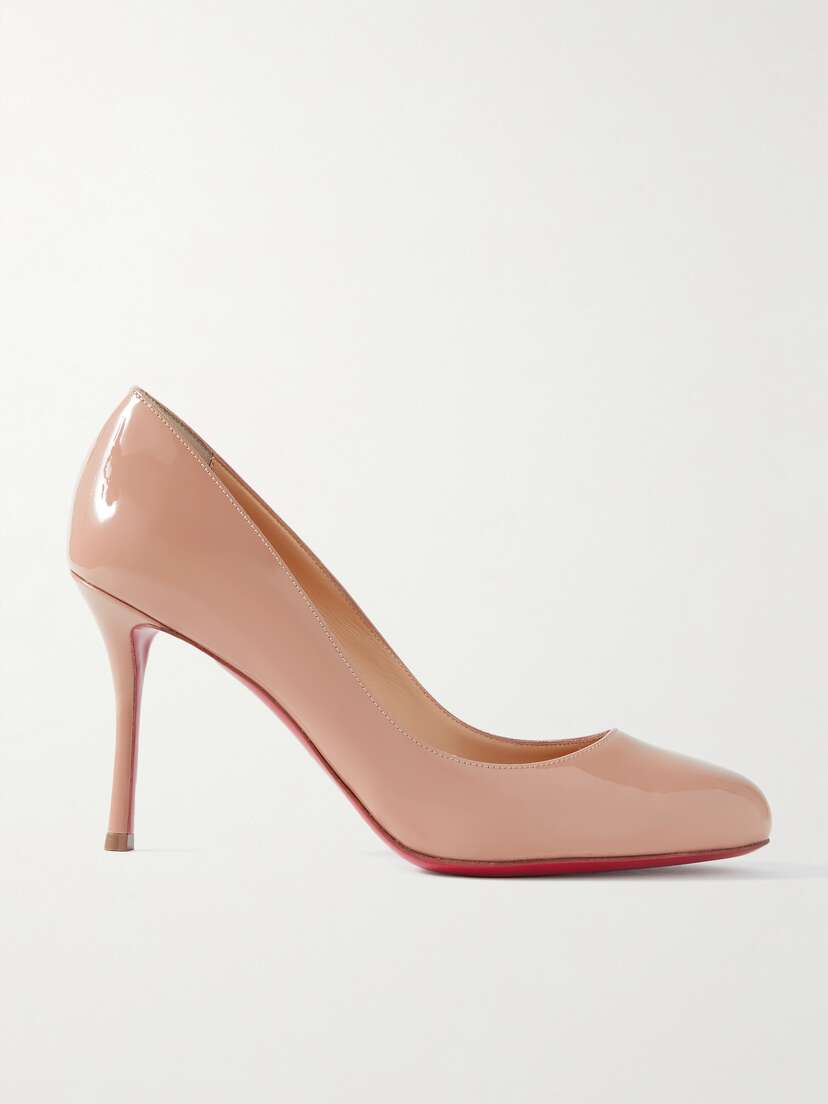 Christian Louboutin Dolly 85 Patent-leather Pumps