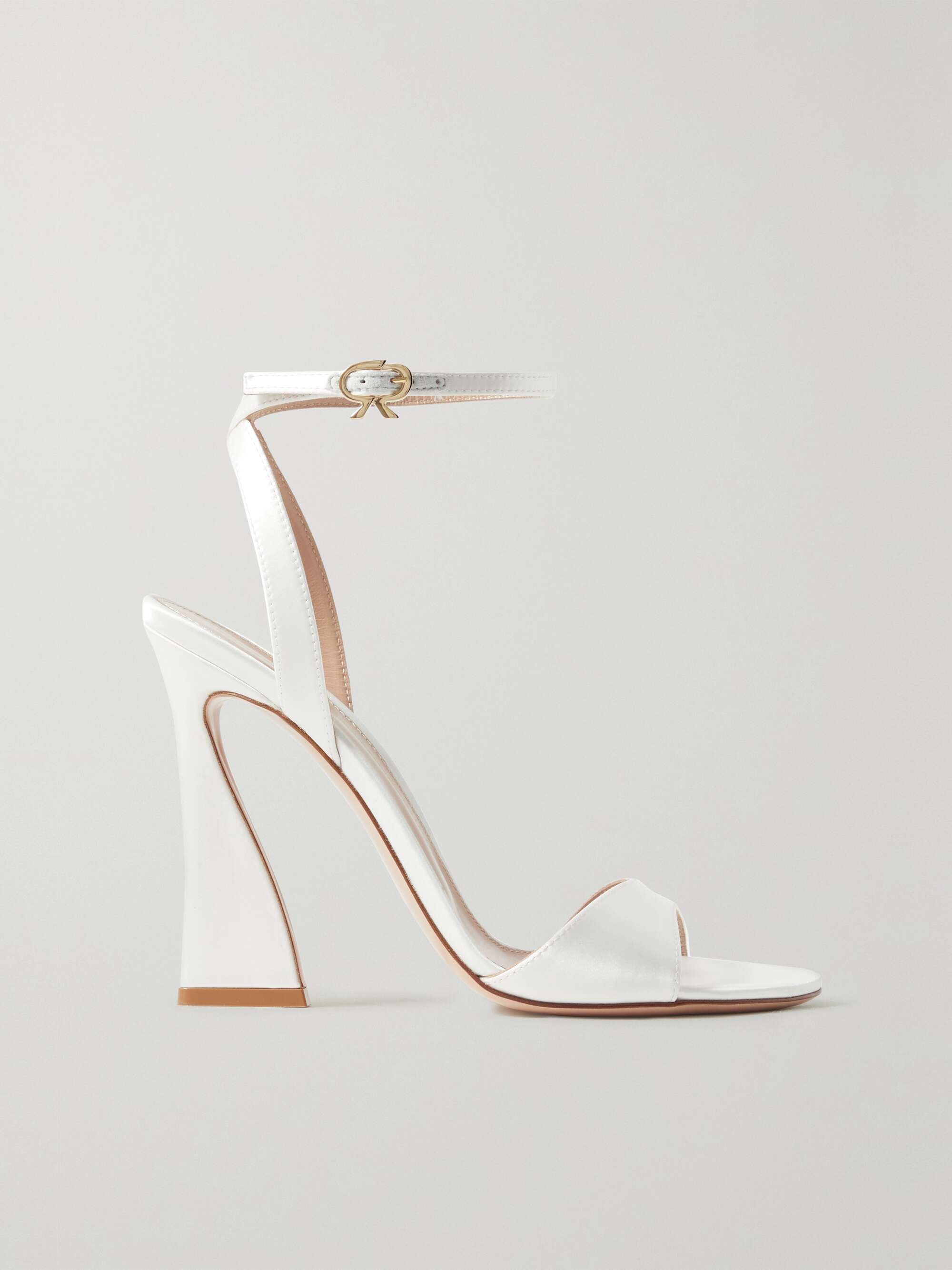 GIANVITO ROSSI Aura 105 satin sandals | NET-A-PORTER