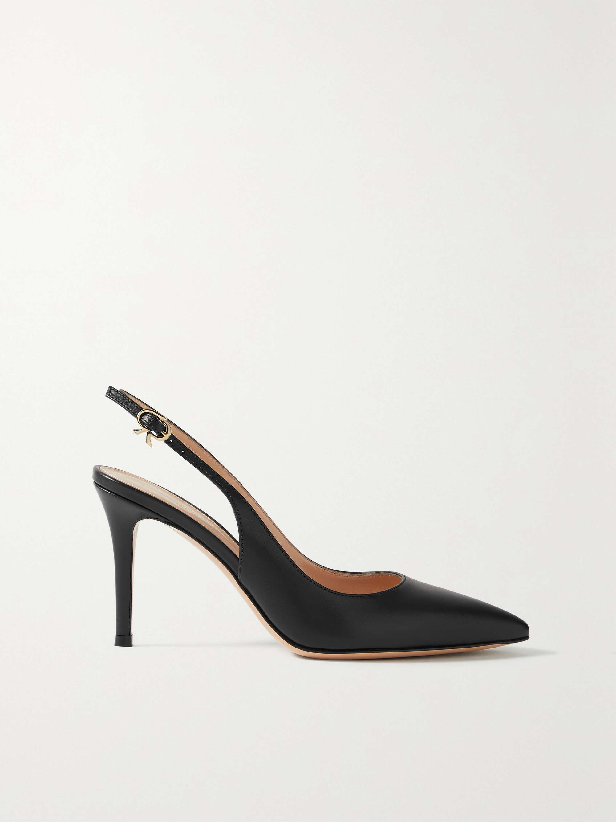 GIANVITO ROSSI Ribbon 85 leather slingback pumps | NET-A-PORTER