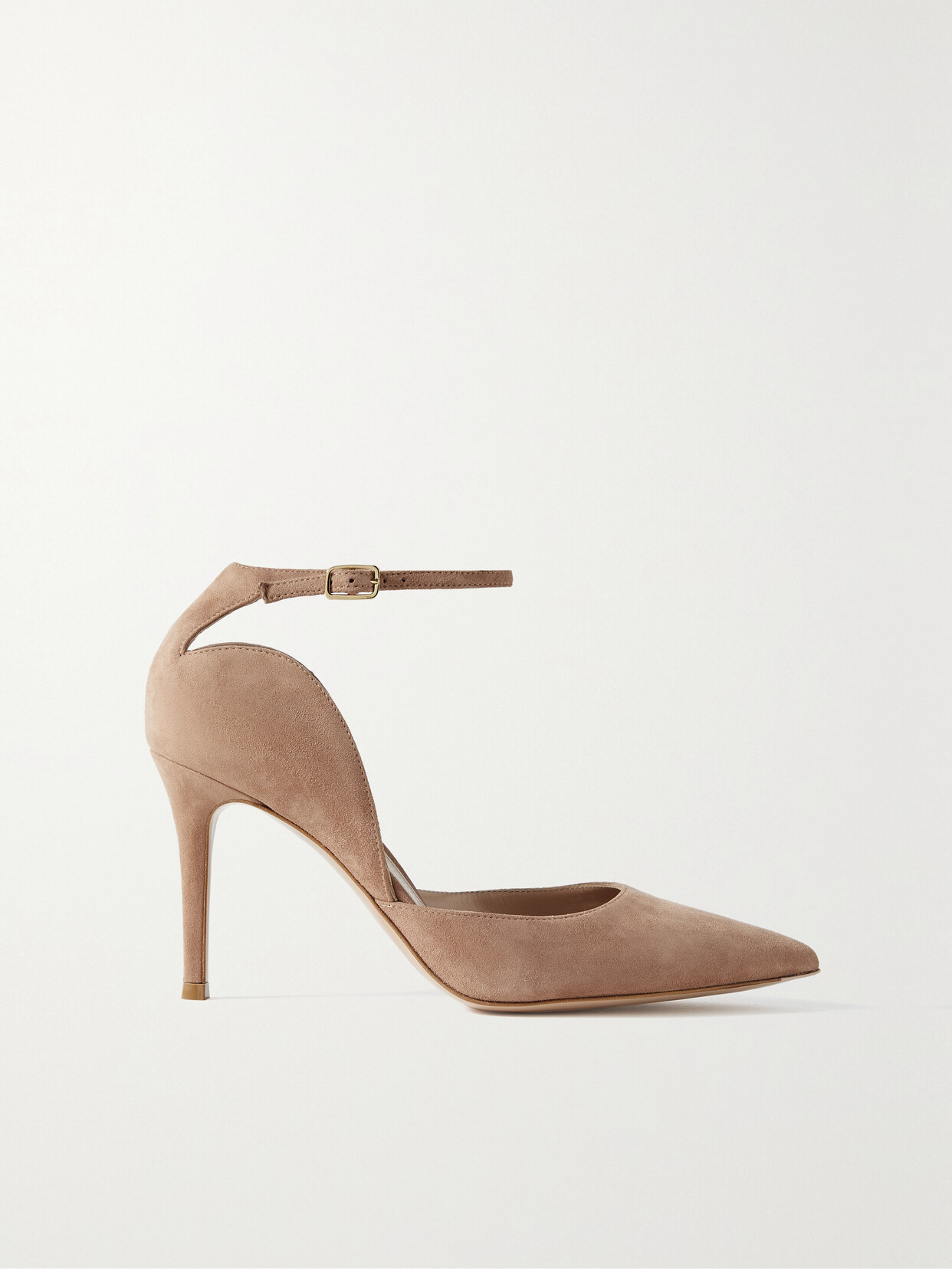 Gianvito Rossi - Hayette Camoscio 85 Suede Pumps - Neutrals