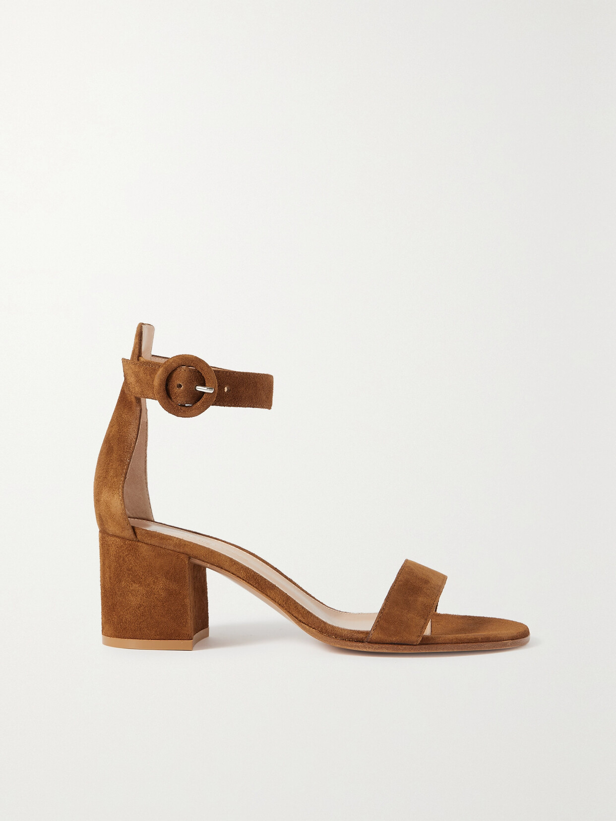 Gianvito Rossi Versilia 60 Suede Sandals - Brown