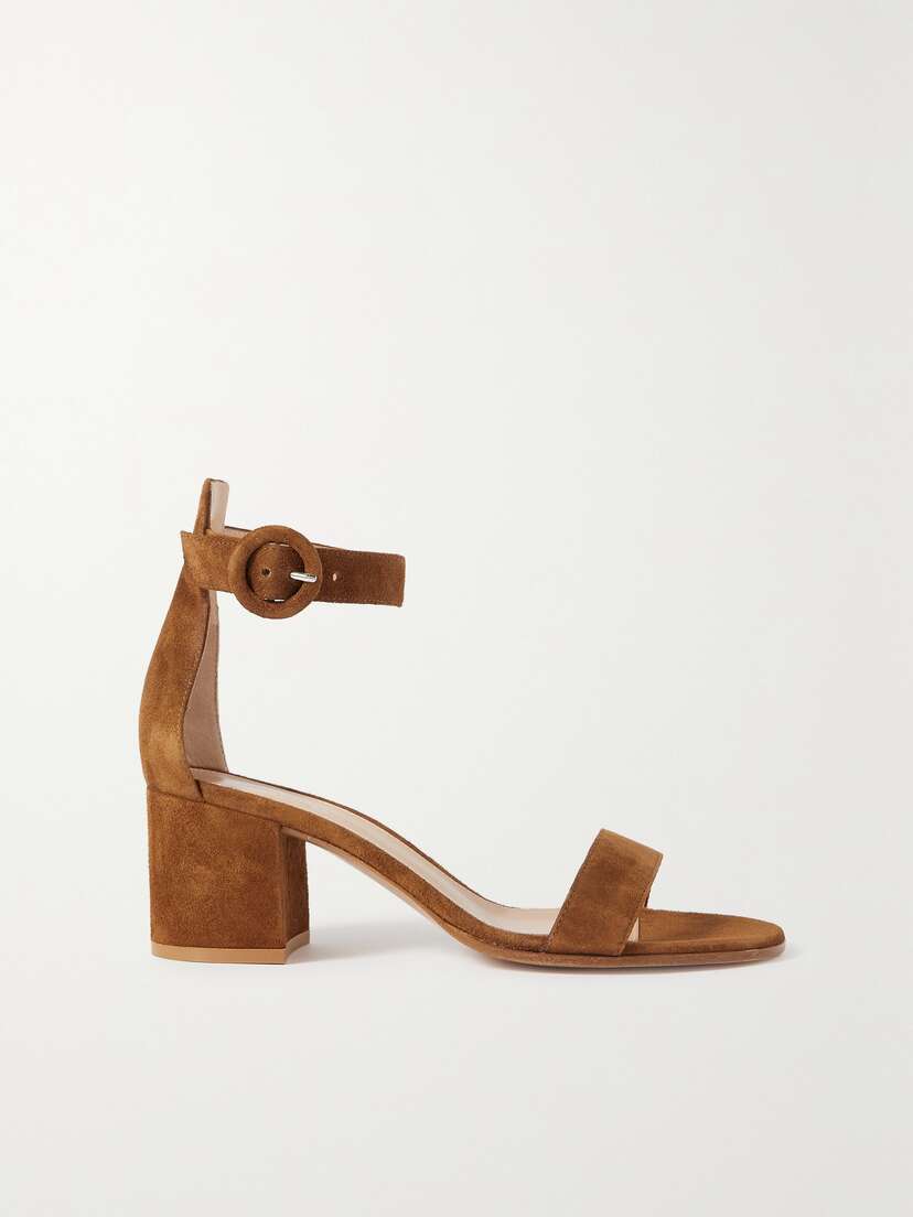 Gianvito Rossi Versilia 60 Suede Sandals