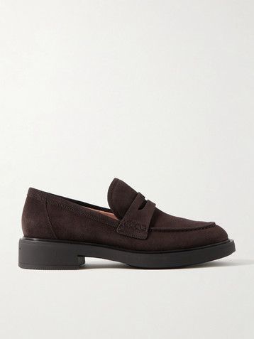 GIANVITO ROSSI Harris 20 suede loafers