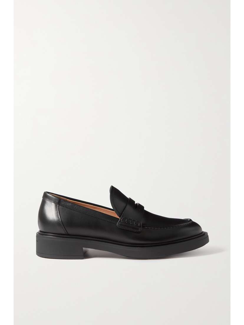 Gianvito Rossi Harris 20 Leather Loafers