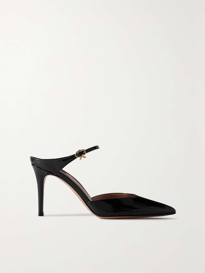 Gianvito Rossi Vernice 85 Patent-leather Mules
