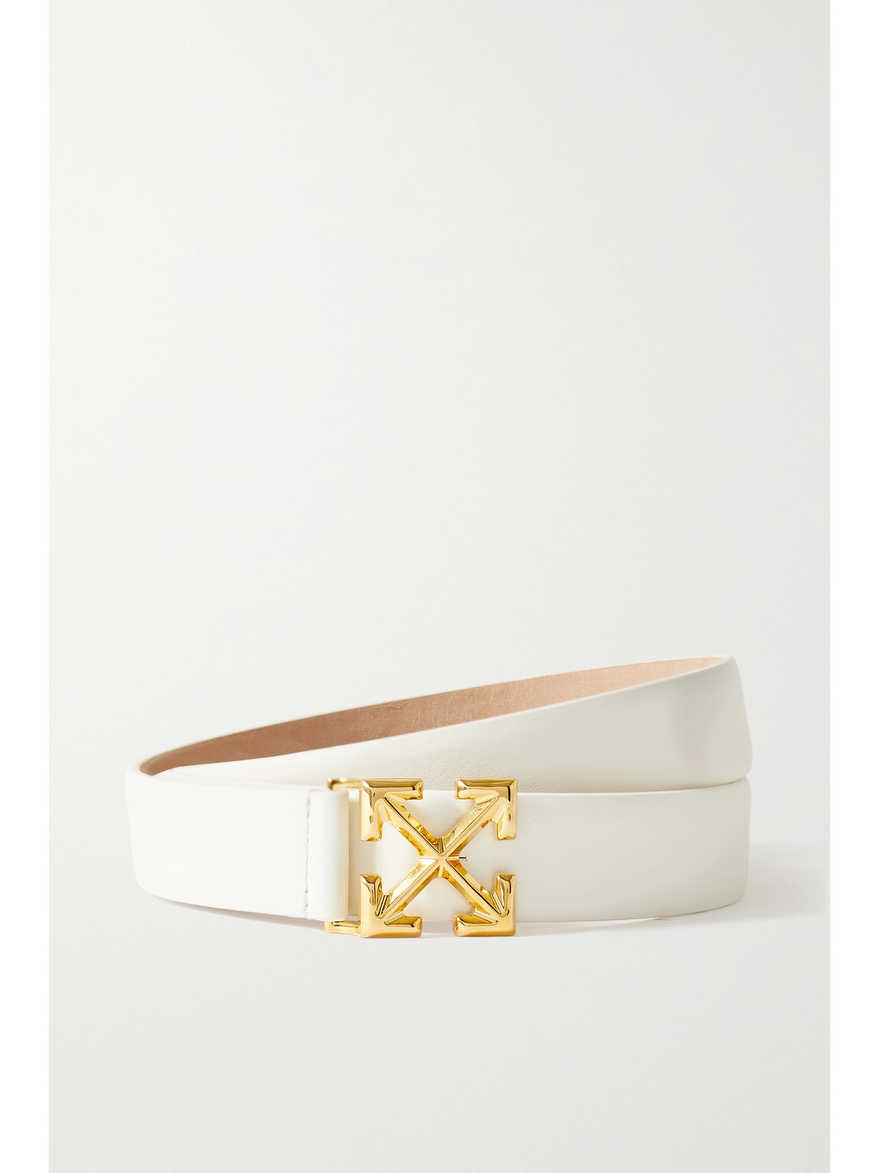 Off-White - Arrow Leather Waist Belt - 85