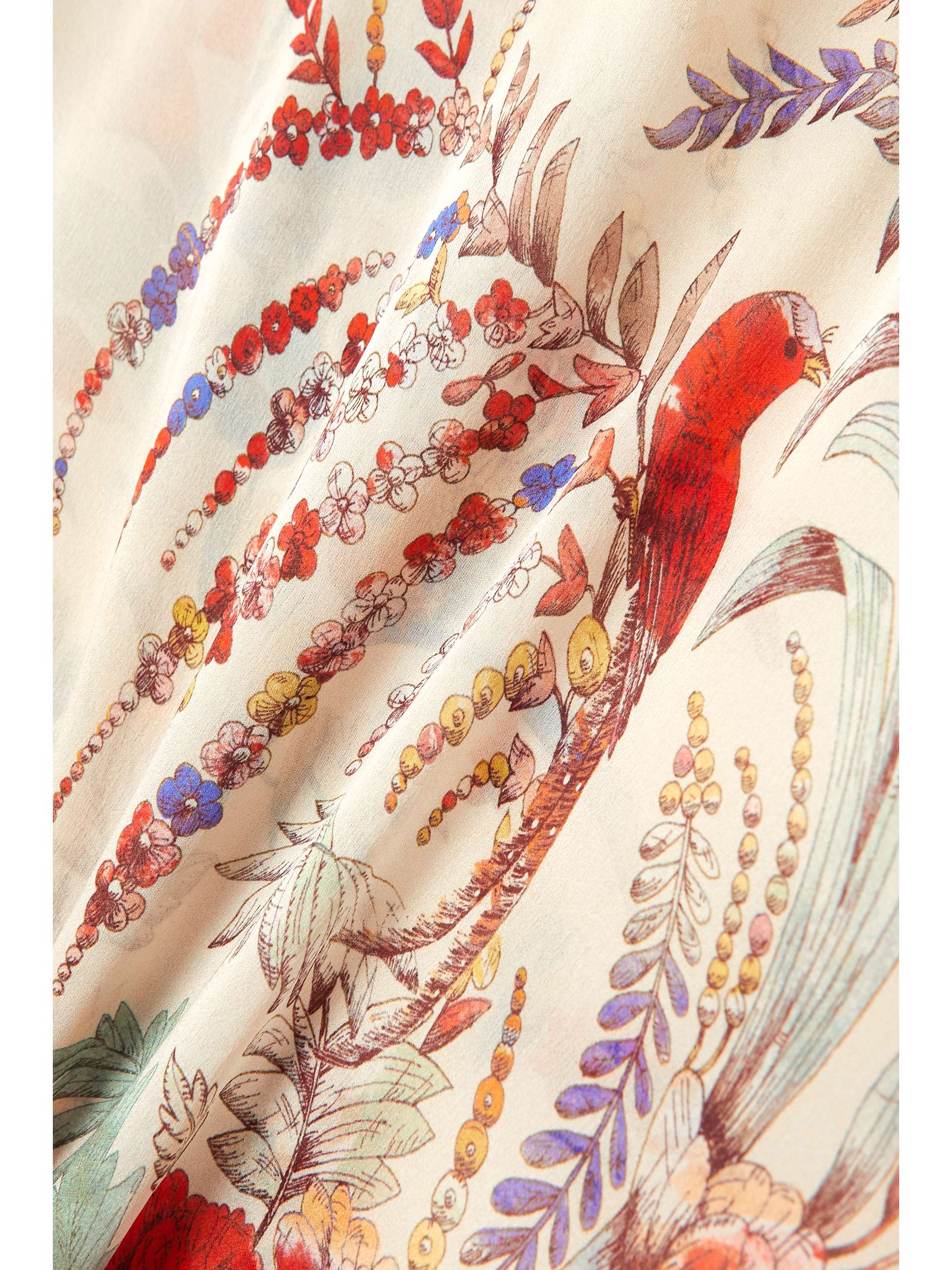 CARINE GILSON Floral-print silk-satin chemise