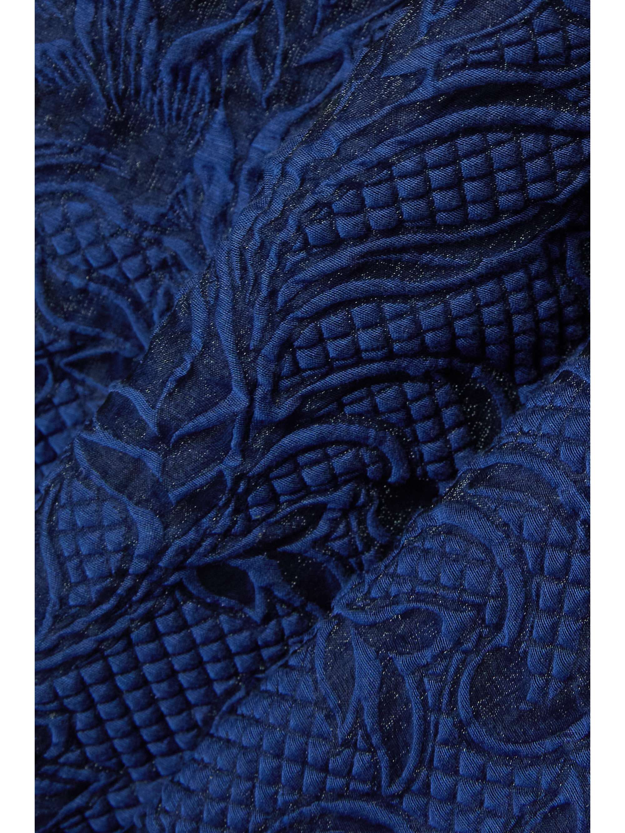 ERDEM 配腰带金属感泡泡纱礼服