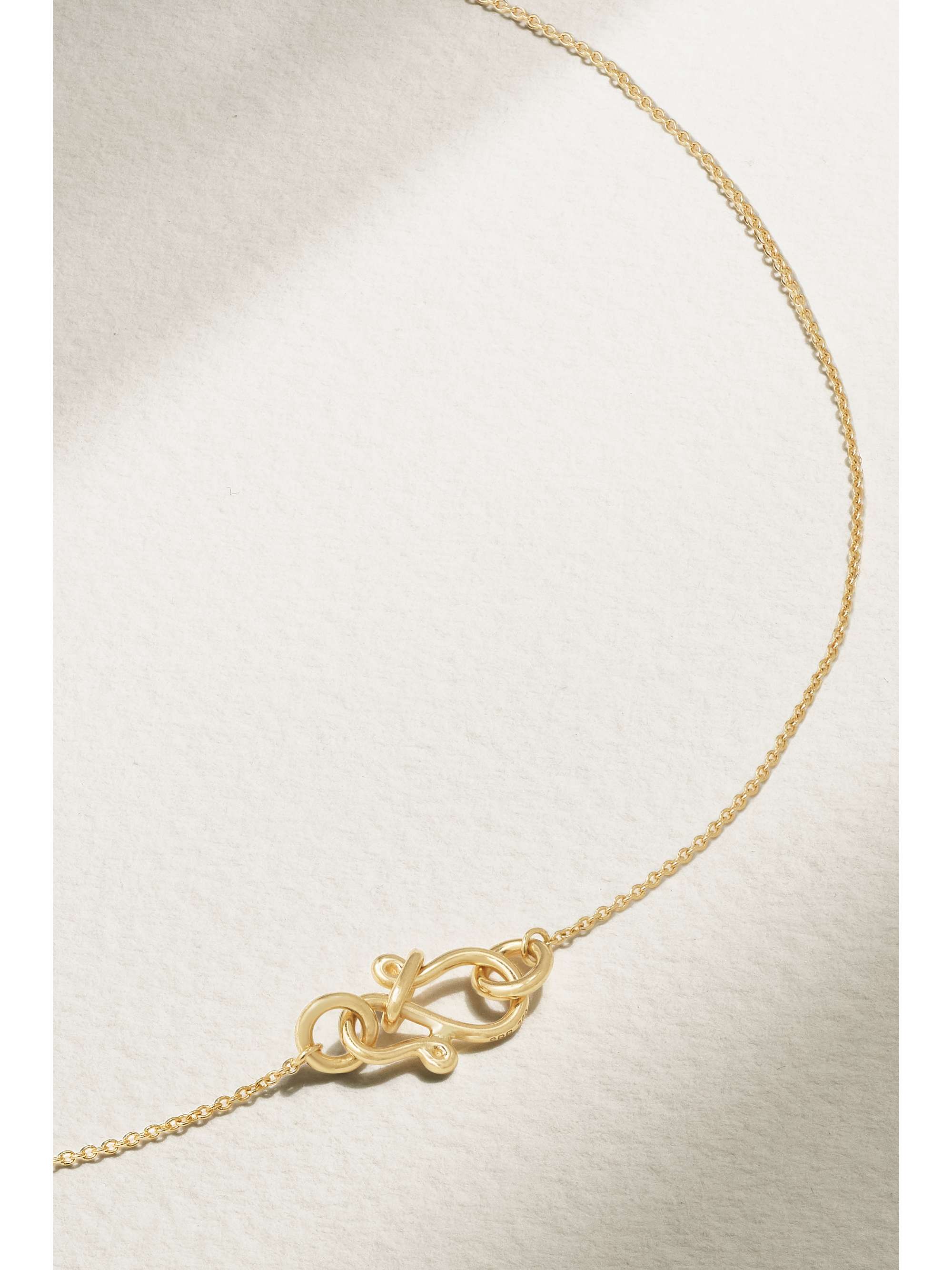 SOPHIE BILLE BRAHE Petit Soleil Simple 18-karat recycled gold diamond necklace