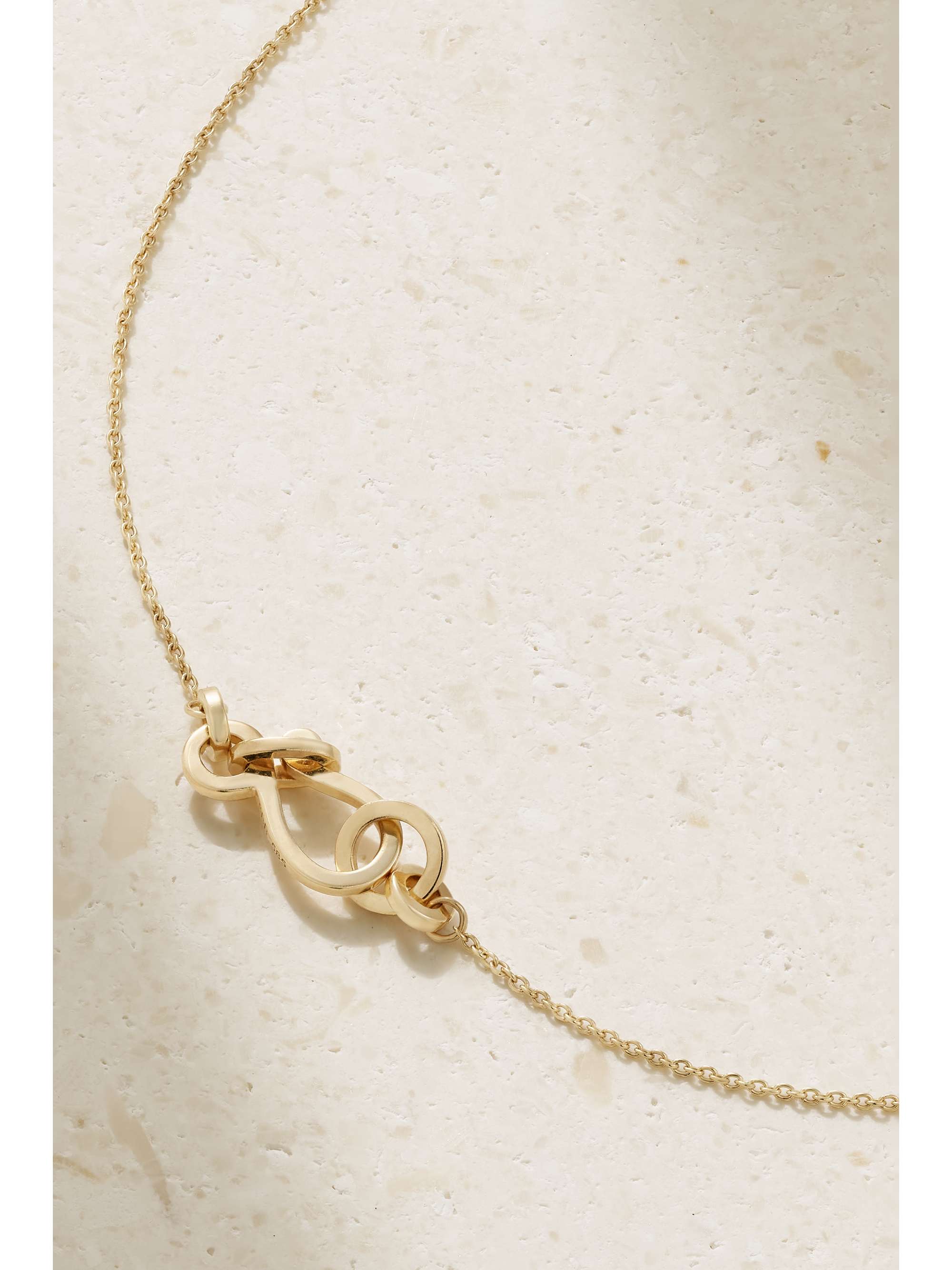 SOPHIE BILLE BRAHE Jeanne Simple 14-karat recycled gold pearl necklace