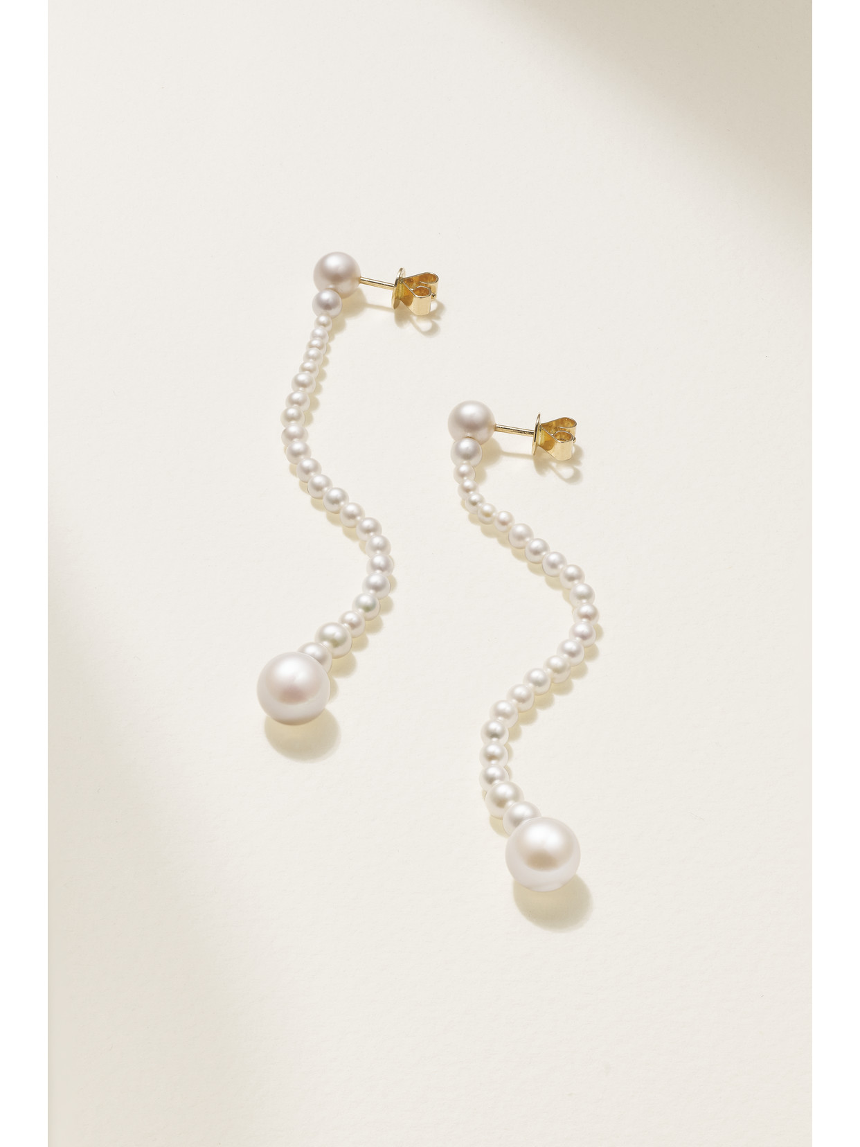 Sophie Bille Brahe - Promenade De Jeanne 14-karat Recycled Gold Pearl Earrings - One size