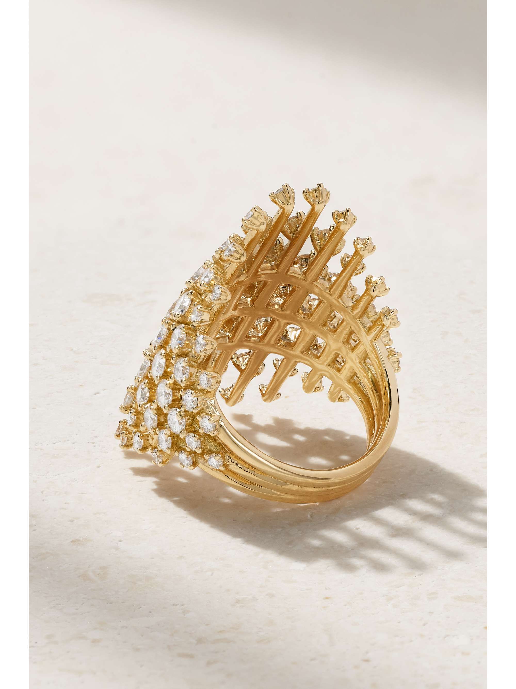FERNANDO JORGE Disco Medium 18-karat gold diamond ring