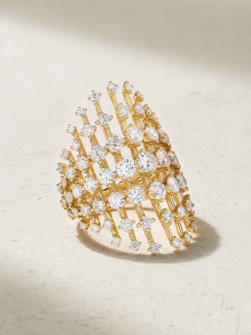 Fernando Jorge Disco Medium 18-karat Gold Diamond Ring