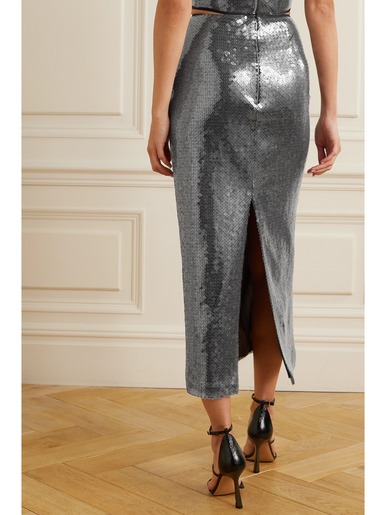 Sequined Tulle Midi