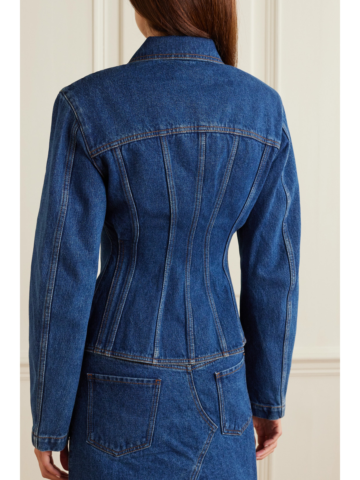 Paneled Denim Jacket
