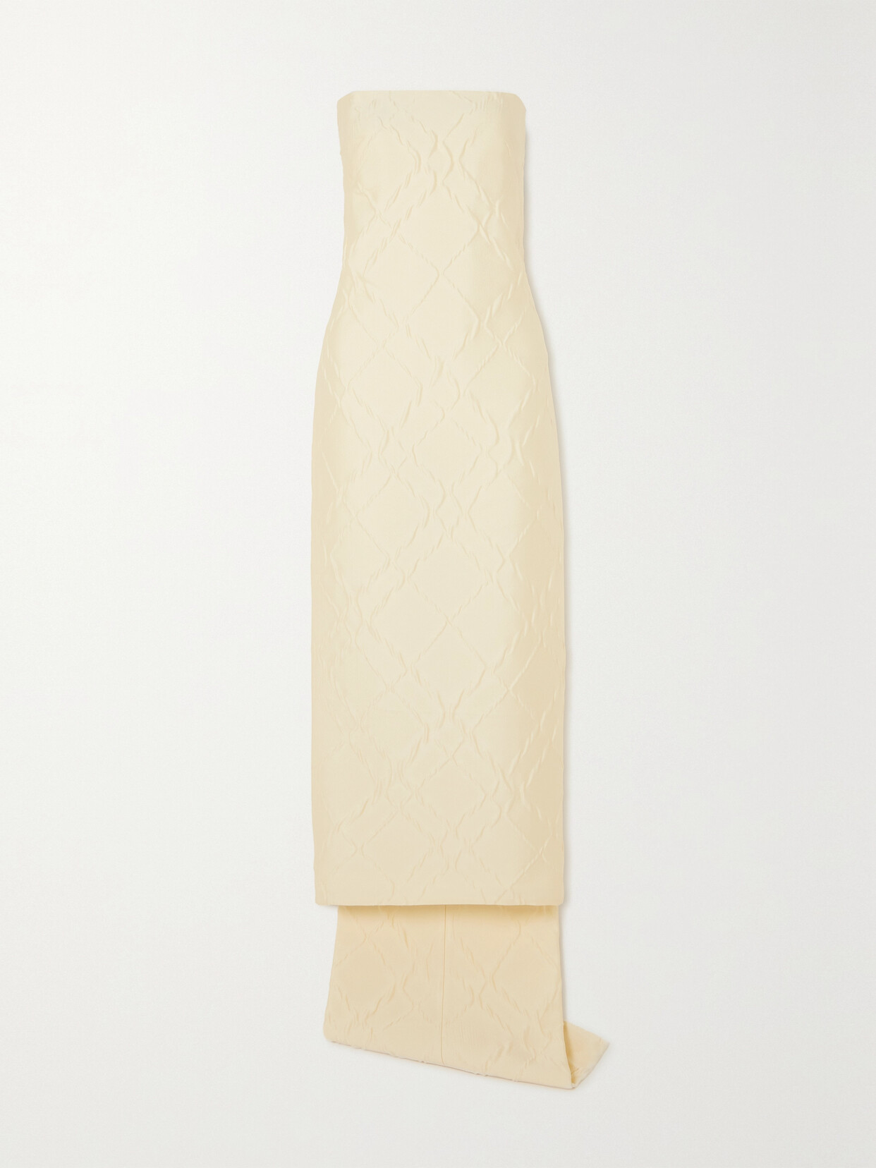 Emilia Wickstead - Hattie Strapless Jacquard Gown - Ivory