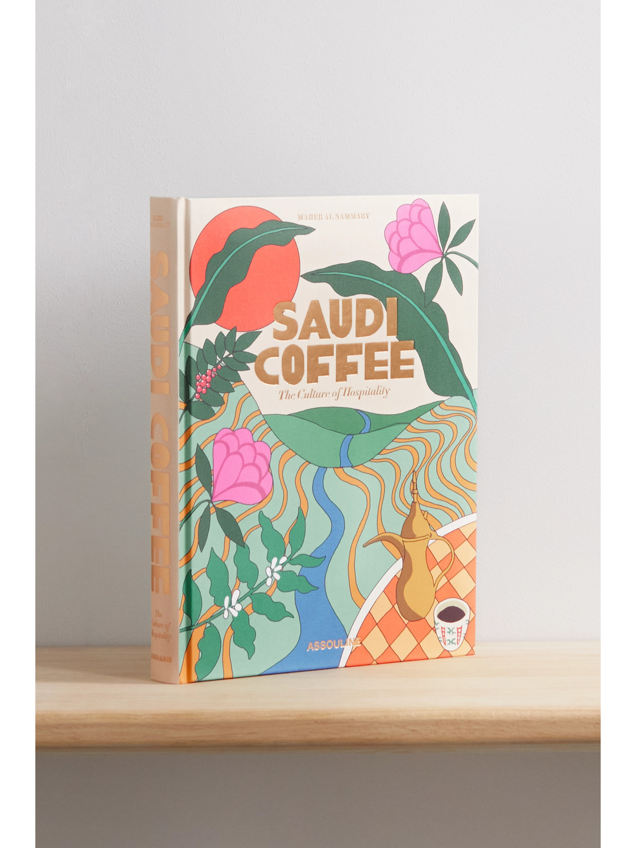 Assouline - Saudi Coffee By Maher Al Nammary Hardcover Book - Blue