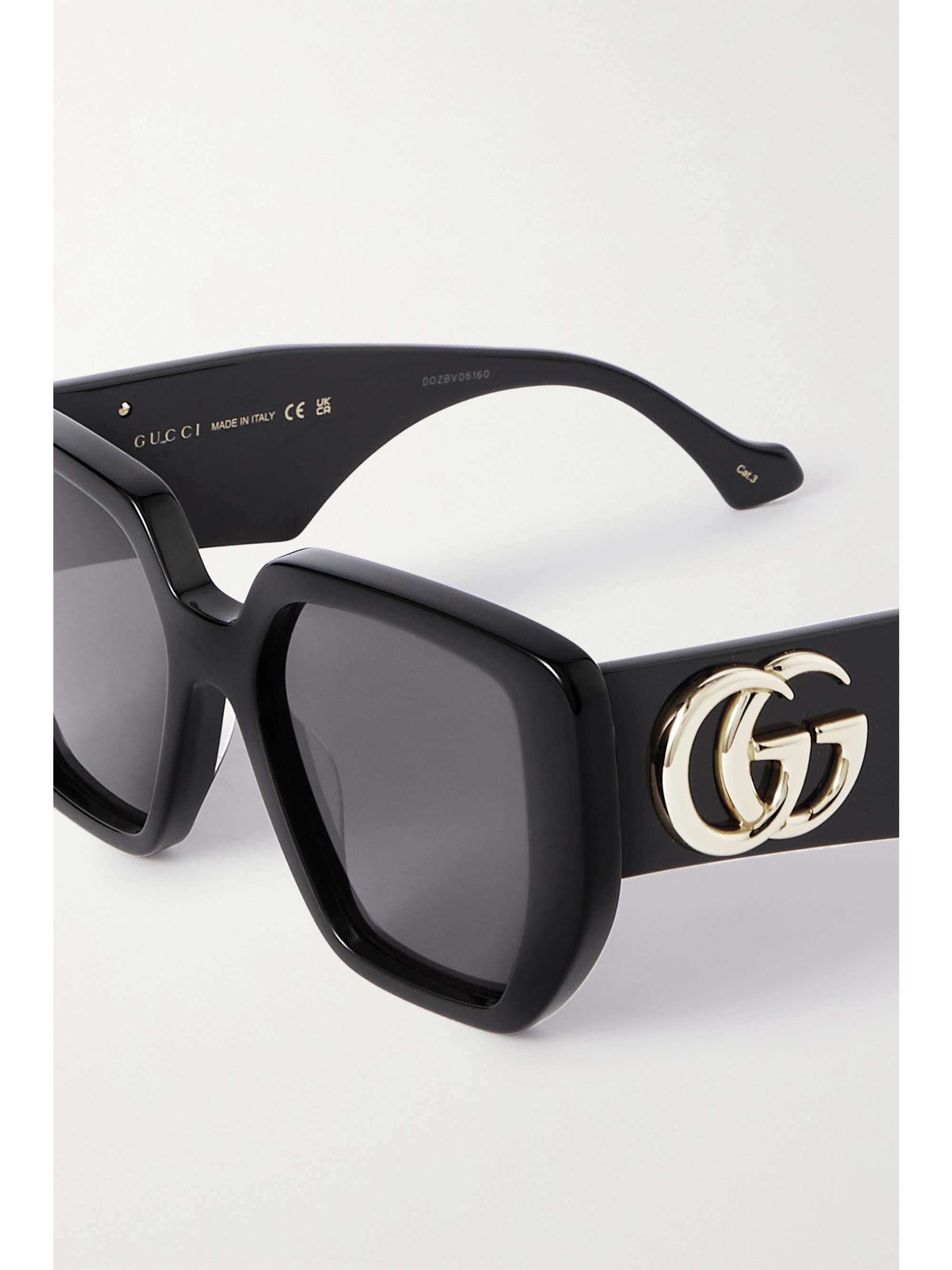 GUCCI EYEWEAR Oversized square-frame acetate sunglasses | NET-A-PORTER