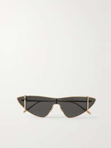 SAINT LAURENT EYEWEAR YSL oversized cat-eye acetate sunglasses, NET-A-PORTER in 2023