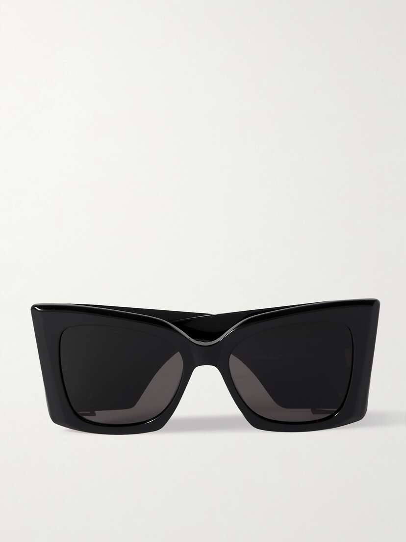 Saint Laurent Eyewear Blaze Oversized Cat-eye Acetate Sunglasses
