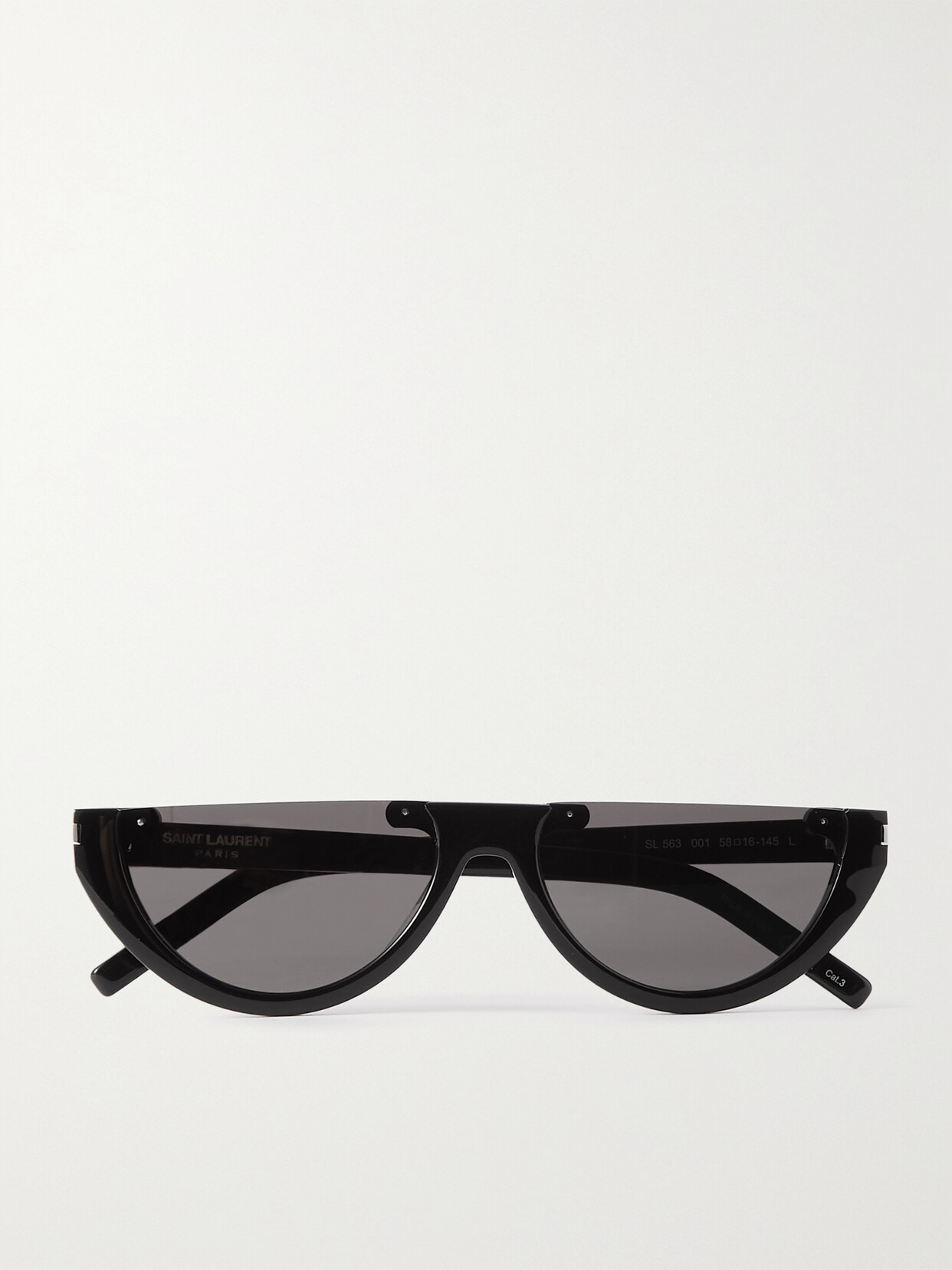 Saint Laurent Cat-eye Acetate Sunglasses In Black