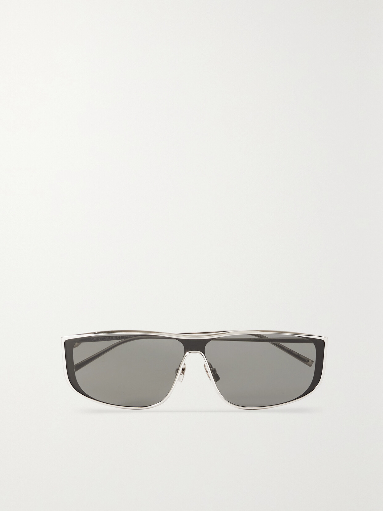 Saint Laurent Luna D-frame Silver-tone Sunglasses