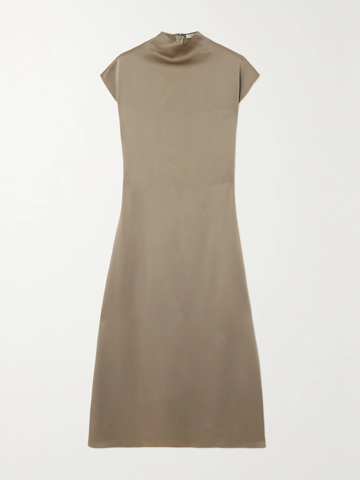 GAUCHERE - Satin Midi Dress - Brown