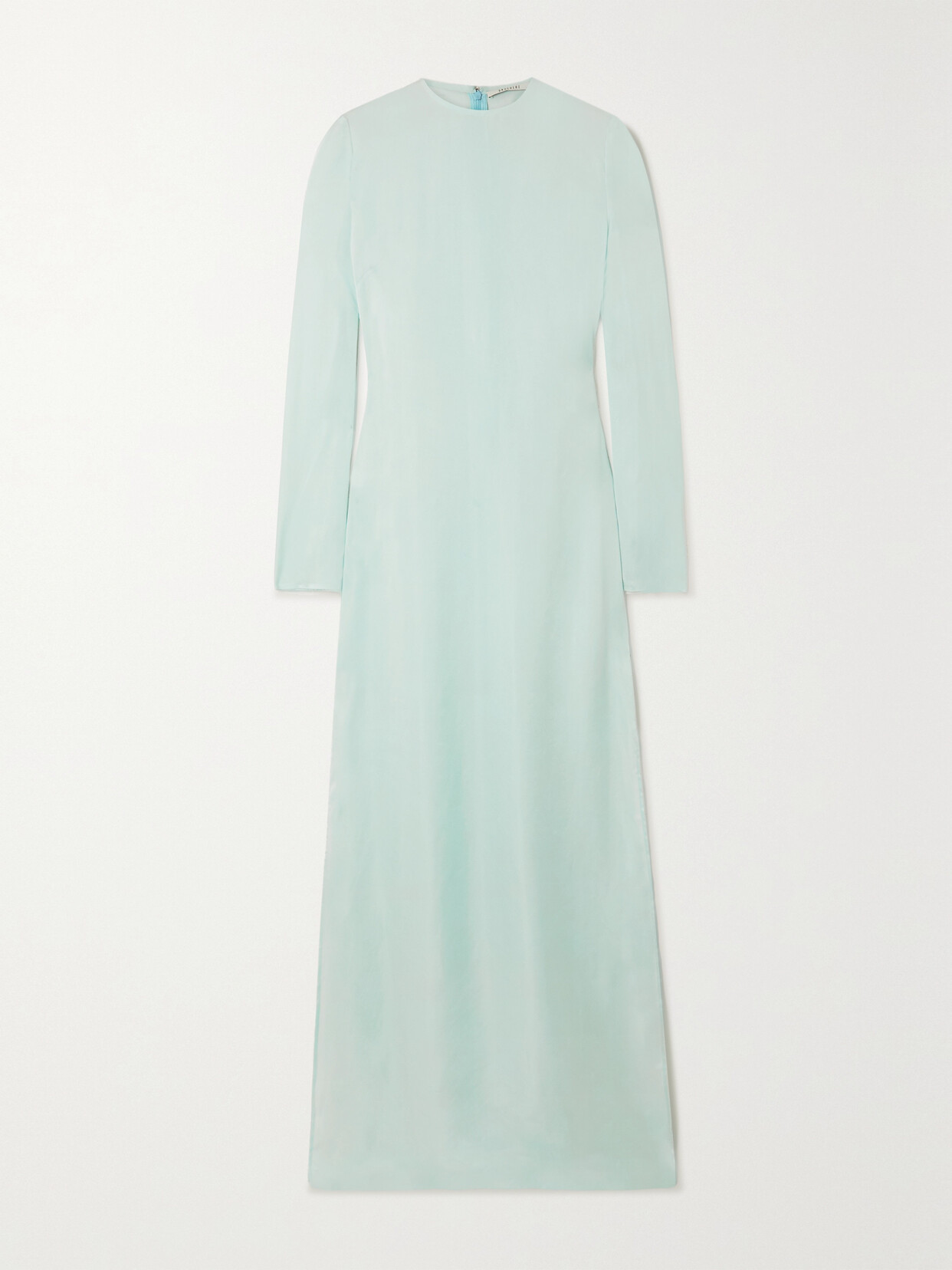Gauchere Satin Gown - Blue