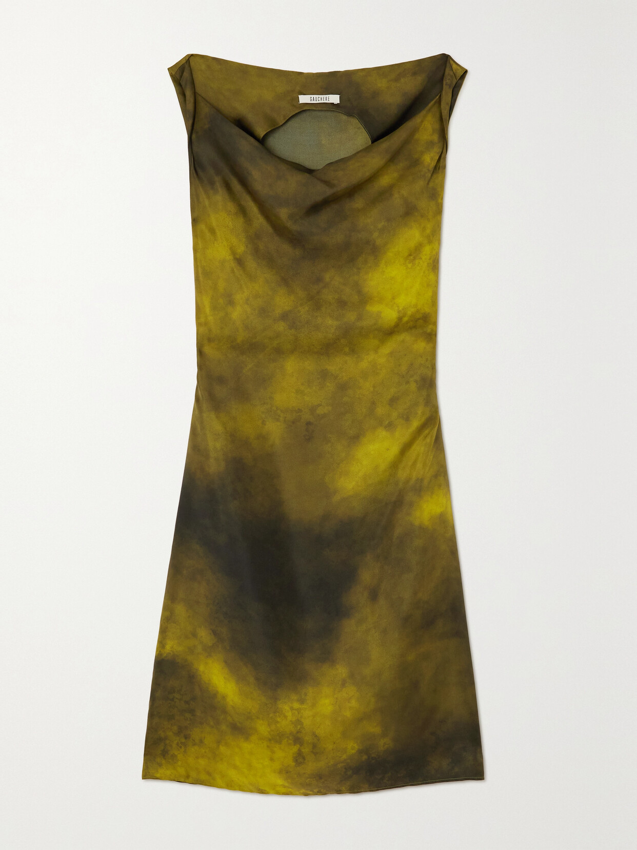 GAUCHERE - Tie-dyed Twill Midi Dress - Green