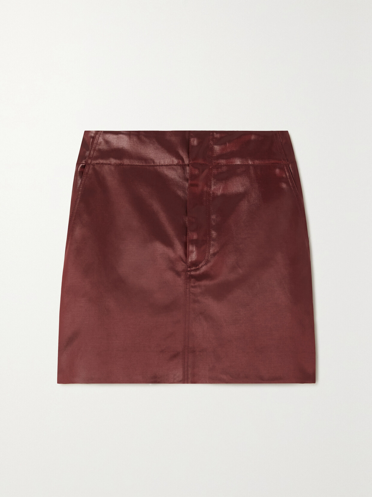 GAUCHERE Cotton-blend Sateen Mini Skirt
