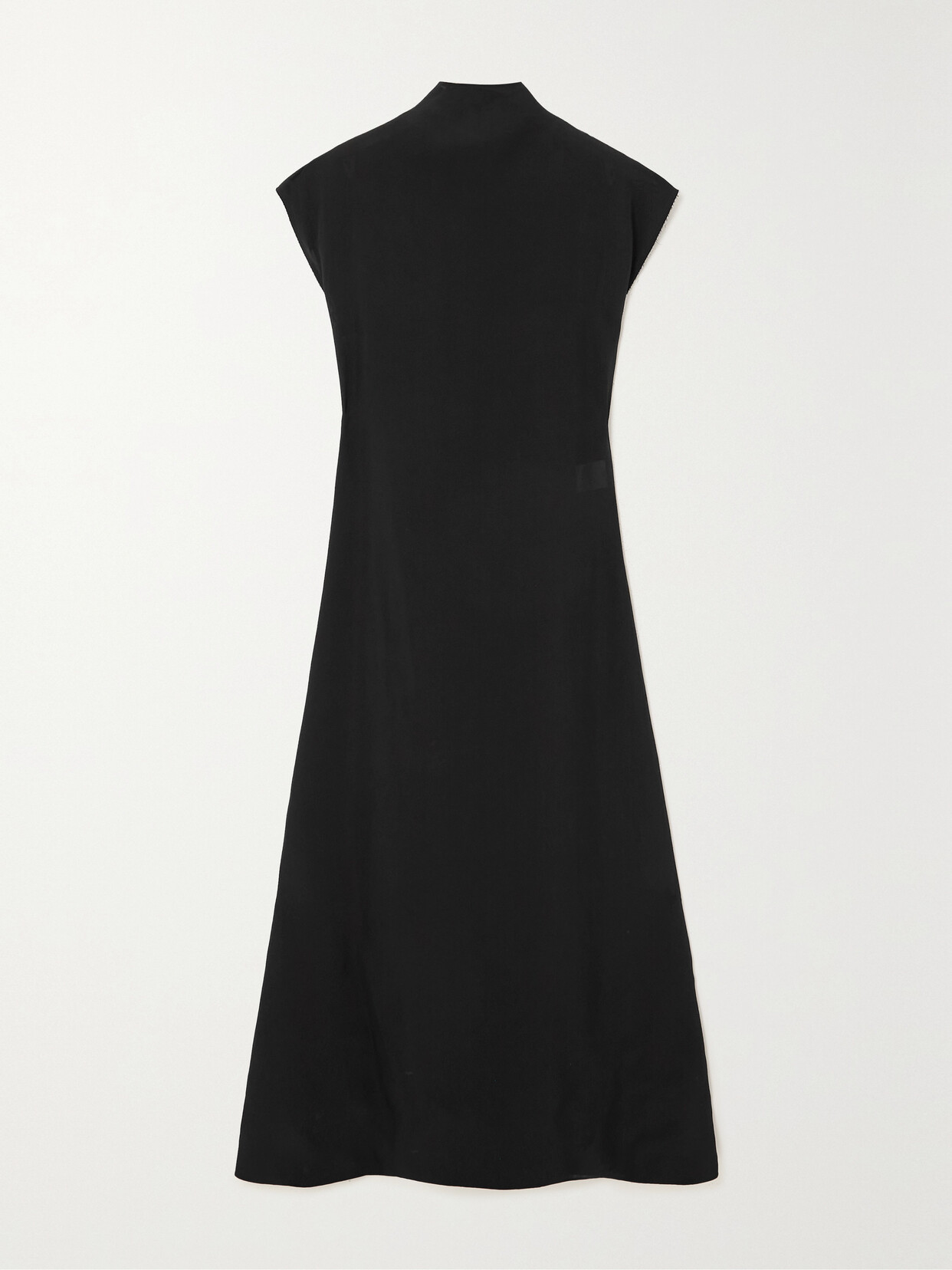 GAUCHÈRE TWILL MIDI DRESS