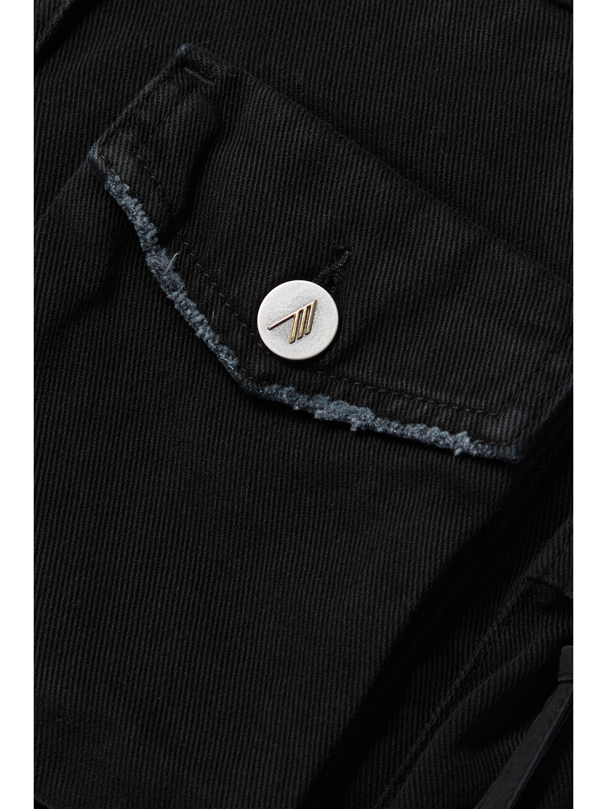 Attico 'fay' Black Mini-skirt With Oversized Cargo Pockets In Black