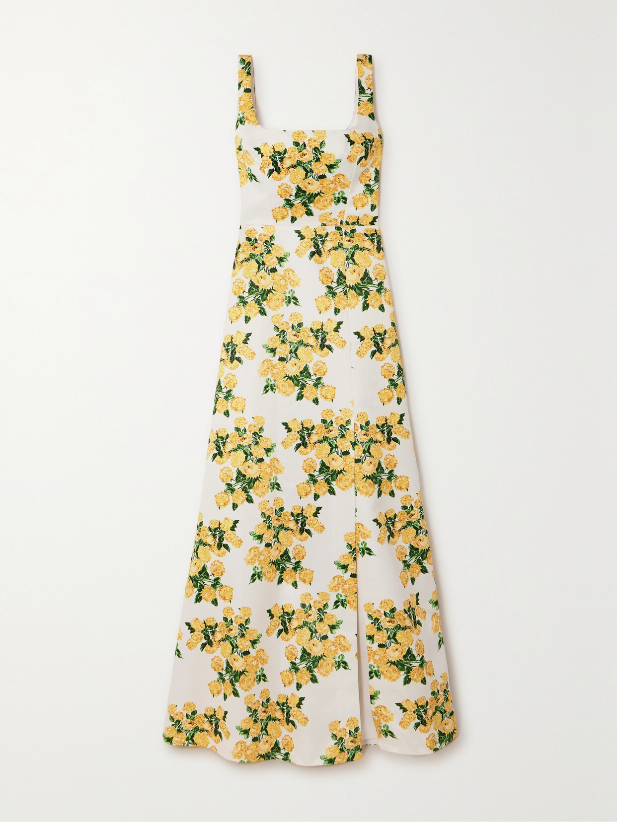 Emilia Wickstead - Osbourne Floral-print Taffeta-faille Maxi Dress - Yellow